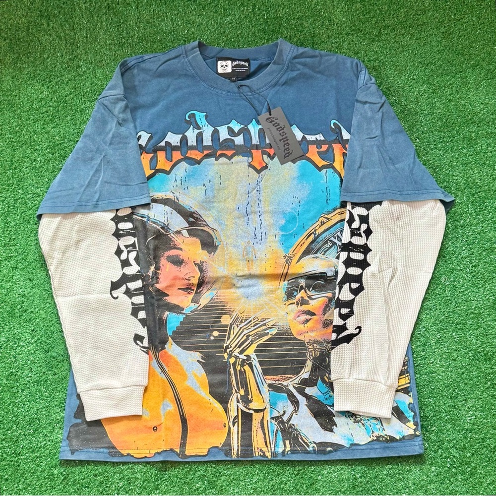 Godspeed Chosen One Long Sleeve Thermal Blue